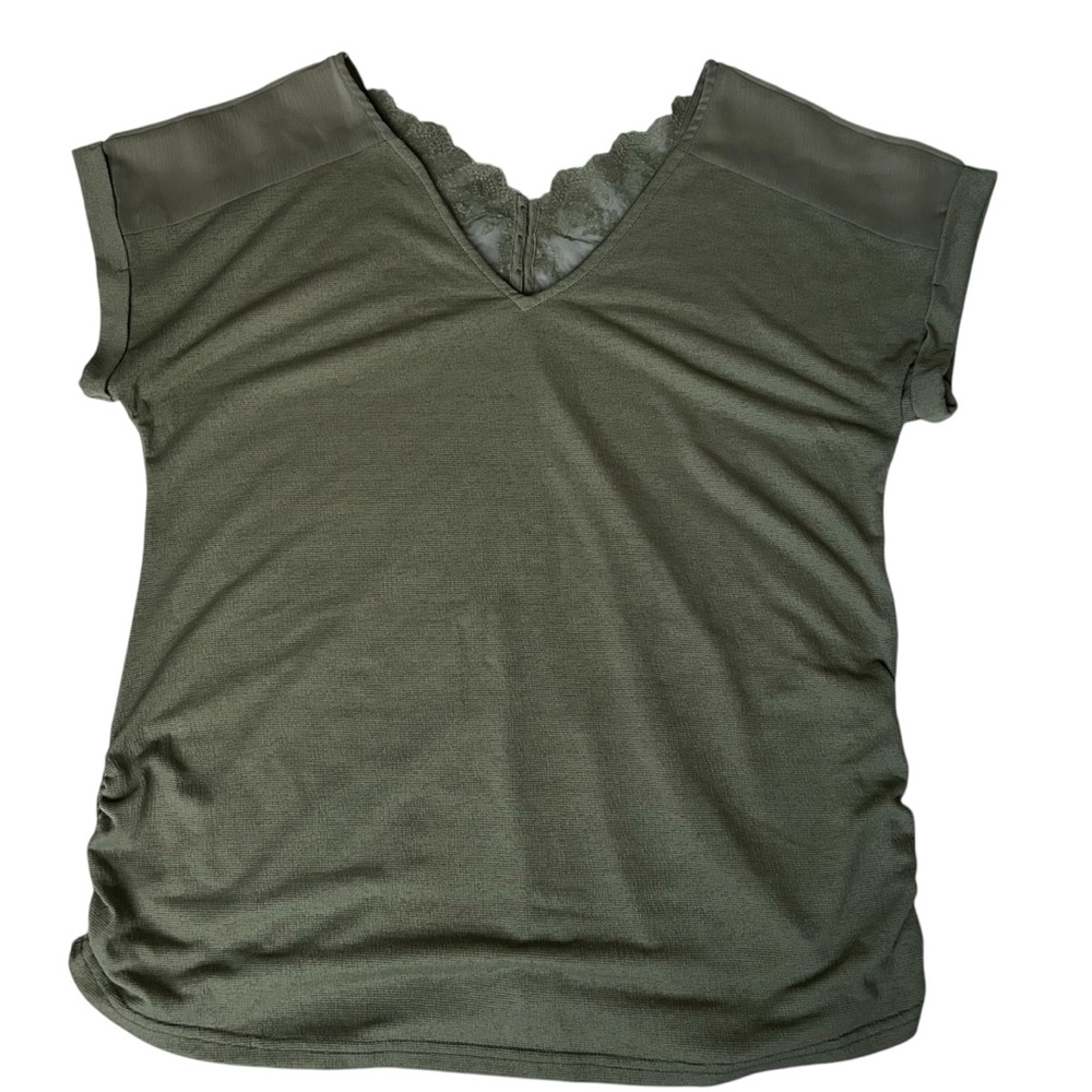 Olive Green Maternity Top